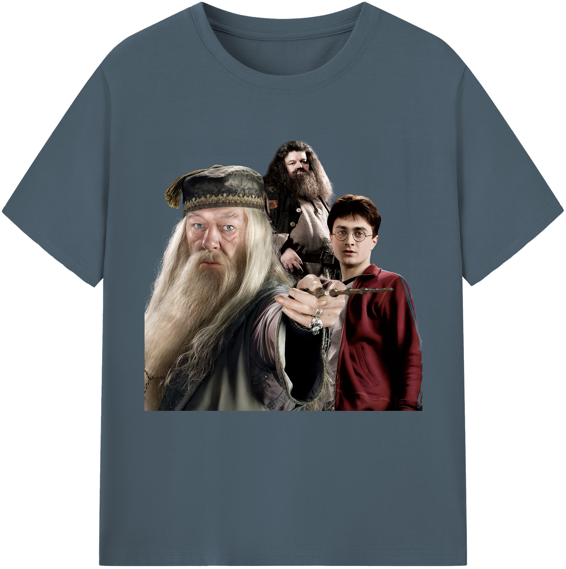 （画像用） Harry Potter ハリー・ポッターシリーズ 綿100％半袖Tシャツ（フロントプリント）